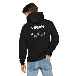 Why i’m vegan Unisex fleece hoodie