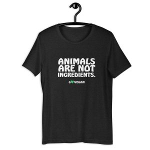 animals are not ingredients Unisex t-shirt